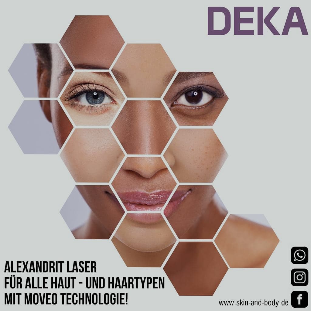 Herstellermaterial DEKA — Alexandritlaser mit Moveo-Technologie für alle Haut- und Haartypen